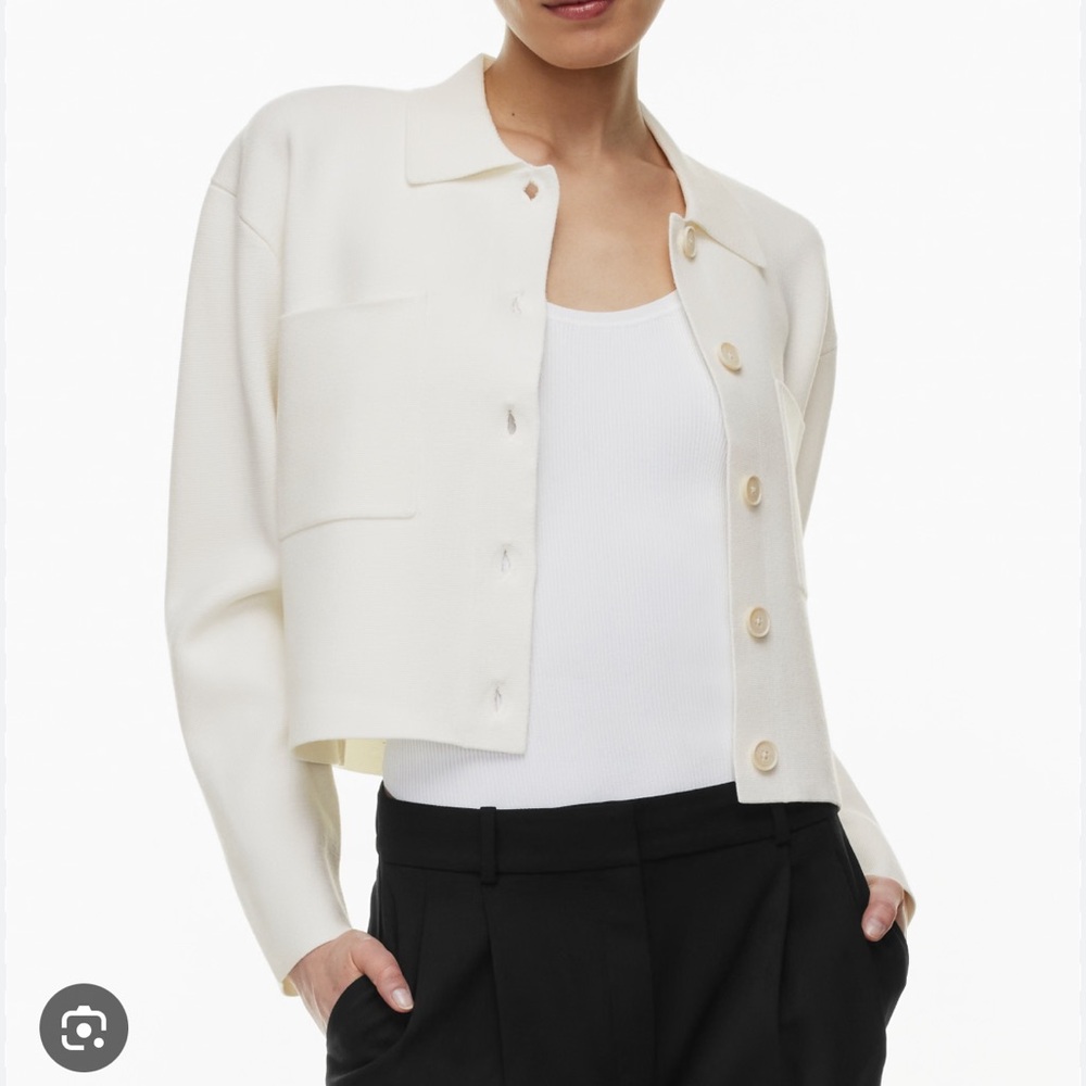 Babaton Society Waist Sweater in Light Birch